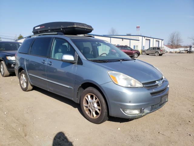 Salvage cars for sale from Copart Finksburg, MD: 2005 Toyota Sienna XLE