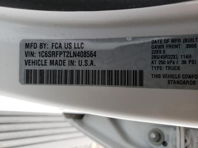 2020 RAM 1500 LIMIT 1C6SRFPT2LN408564