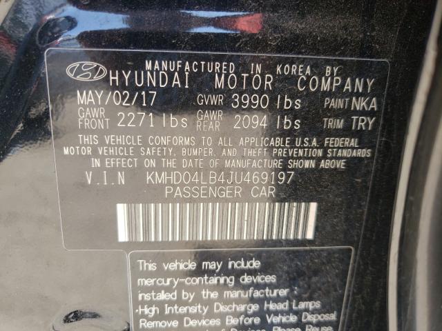 2018 HYUNDAI ELANTRA SP KMHD04LB4JU469197