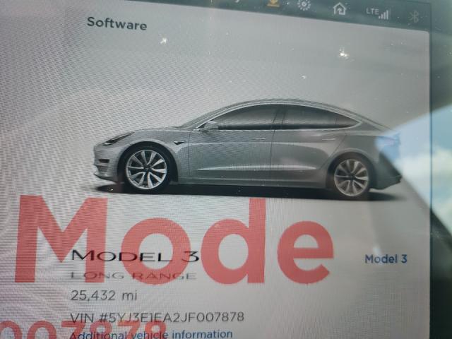 2018 TESLA MODEL 3 5YJ3E1EA2JF007878
