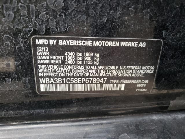 2014 BMW 320 I WBA3B1C58EP678947