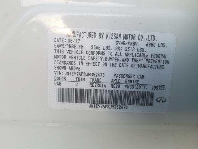 2018 INFINITI Q50 LUXE JN1EV7AP8JM352476