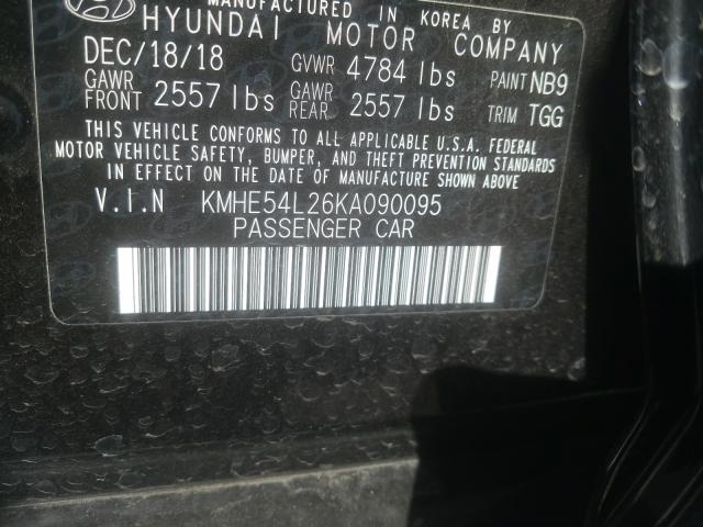 2019 HYUNDAI SONATA PLU KMHE54L26KA090095