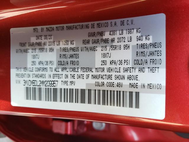 2021 MAZDA CX-30 PREM 3MVDMBDL2MM209957