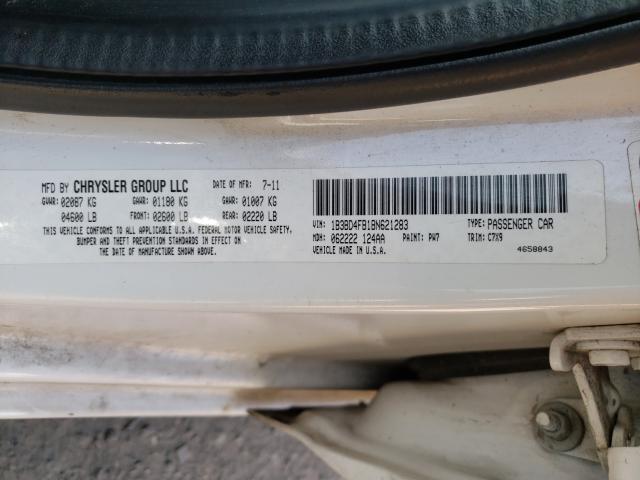 2011 DODGE AVENGER 1B3BD4FB1BN621283