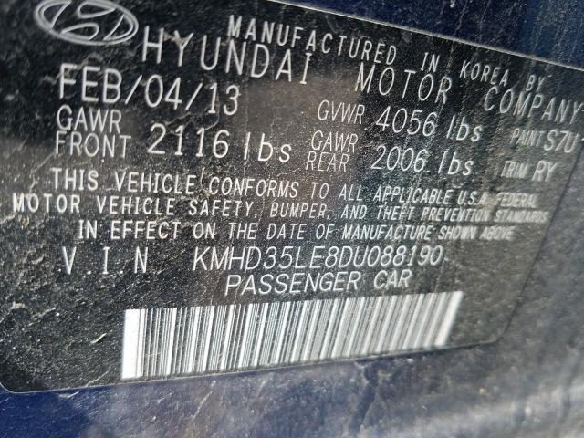 2013 HYUNDAI ELANTRA GT KMHD35LE8DU088190