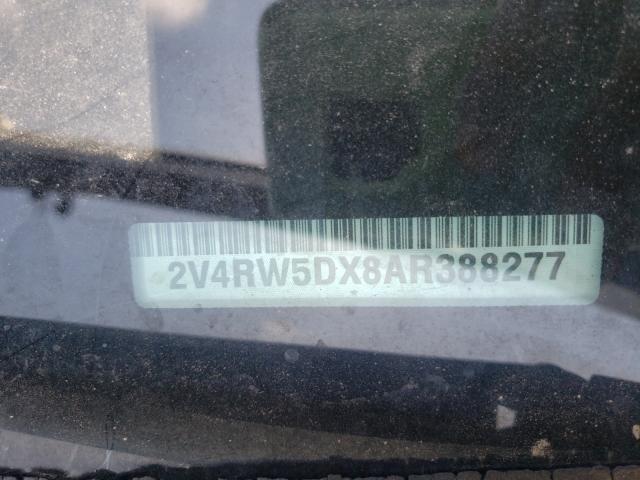 2010 VOLKSWAGEN ROUTAN SEL 2V4RW5DX8AR388277