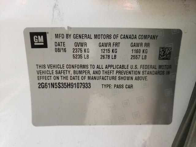 2017 CADILLAC XTS LUXURY 2G61N5S35H9107933