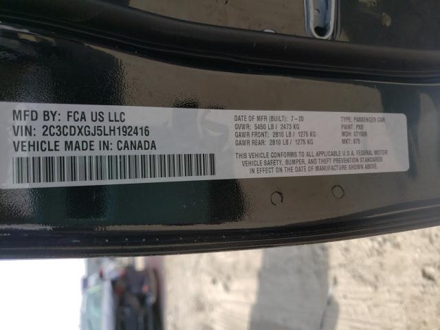 2020 DODGE CHARGER SC 2C3CDXGJ5LH192416