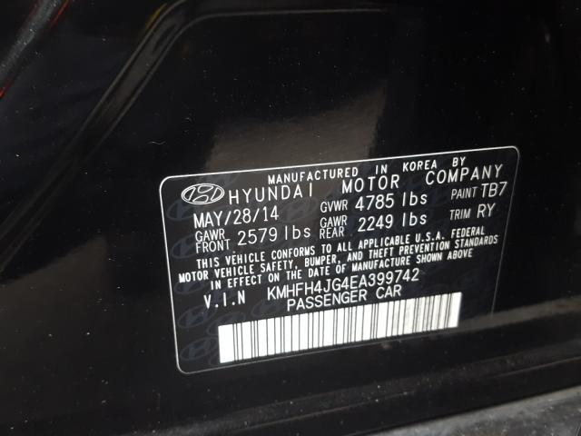 2014 HYUNDAI AZERA GLS KMHFH4JG4EA399742