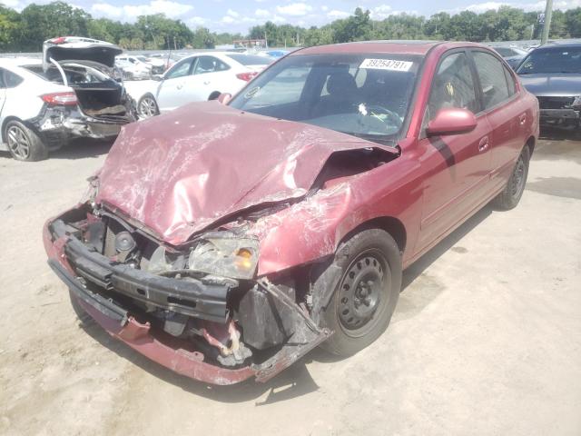 2004 Hyundai Elantra Gls VIN: KMHDN46D64U897744 Lot: 49151104