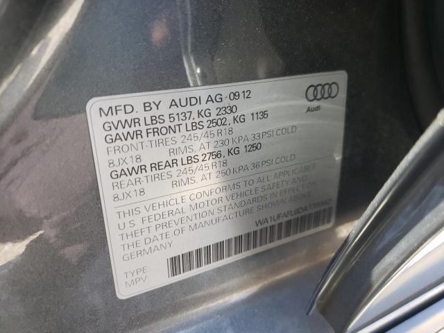 2013 AUDI A4 ALLROAD WA1UFAFL8DA139942