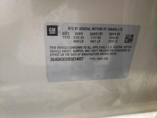 2014 BUICK REGAL 2G4GK5EX8E9214657