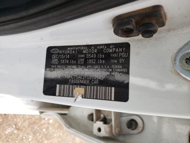 2015 HYUNDAI ACCENT GS KMHCT5AE2FU213542
