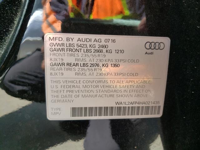 VIN WA1L2AFP4HA021435 2017 Audi Q5, Premium Plus no.10