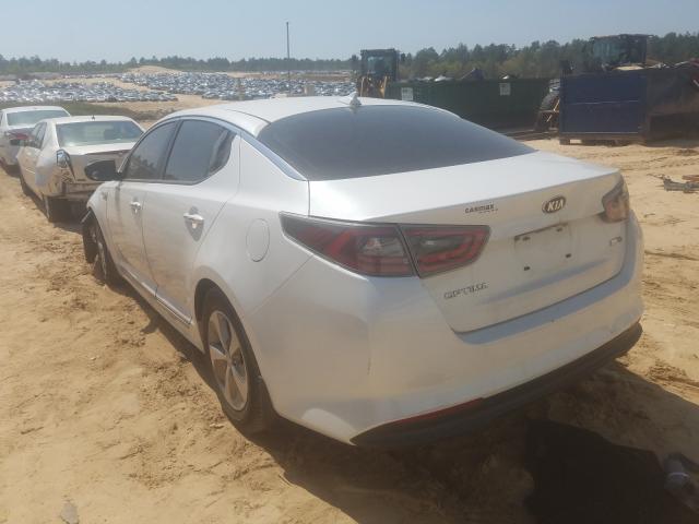 2016 KIA OPTIMA HYB KNAGM4AD2G5092363
