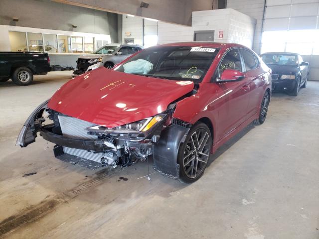 2019 HYUNDAI ELANTRA SP KMHD04LB3KU814429