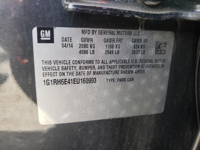 VIN 1G1RH6E41EU160993 2014 Chevrolet Volt no.10