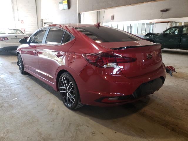2019 HYUNDAI ELANTRA SP KMHD04LB3KU814429