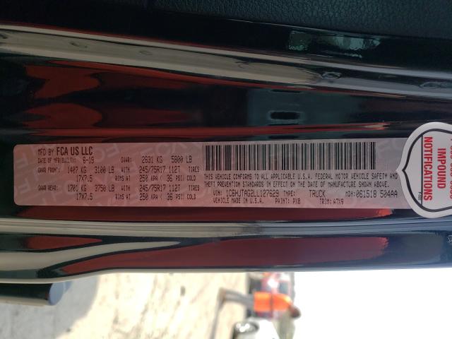 2020 JEEP GLADIATOR 1C6HJTAG2LL127629