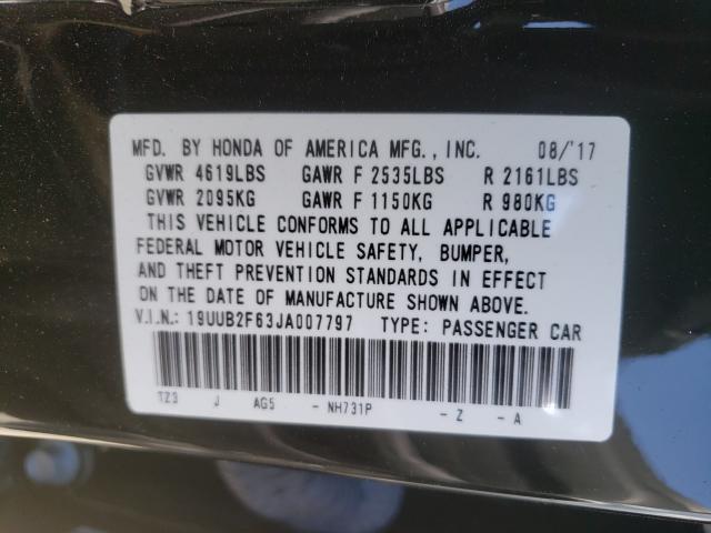 2018 ACURA TLX TECH+A 19UUB2F63JA007797