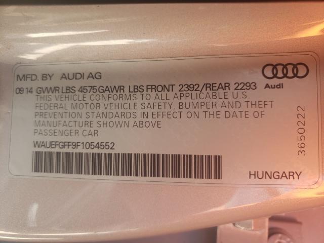2015 AUDI A3 PREMIUM WAUEFGFF9F1054552