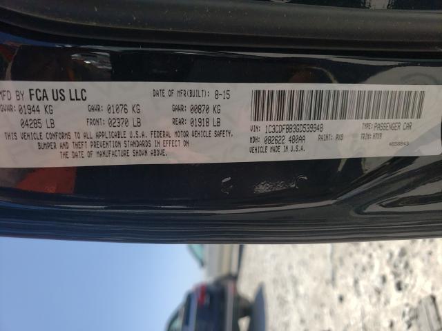 2016 DODGE DART SXT 1C3CDFBB3GD539948