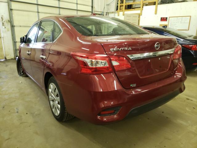 2016 NISSAN SENTRA S 3N1AB7APXGL656483