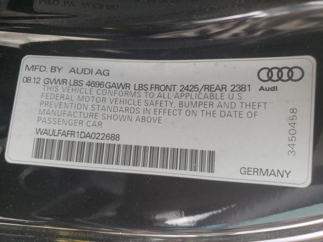 2013 AUDI A5 PREMIUM WAULFAFR1DA022688
