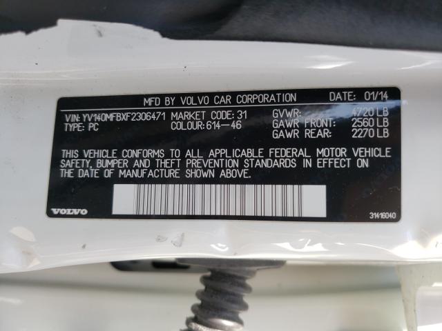 2015 VOLVO S60 PREMIE YV140MFBXF2306471