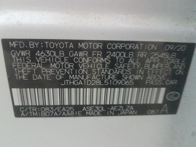 2020 LEXUS IS 300 F-S JTHGA1D28L5109065