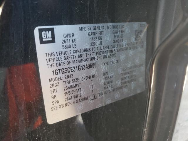 2016 GMC CANYON SLE 1GTG5CE31G1349600