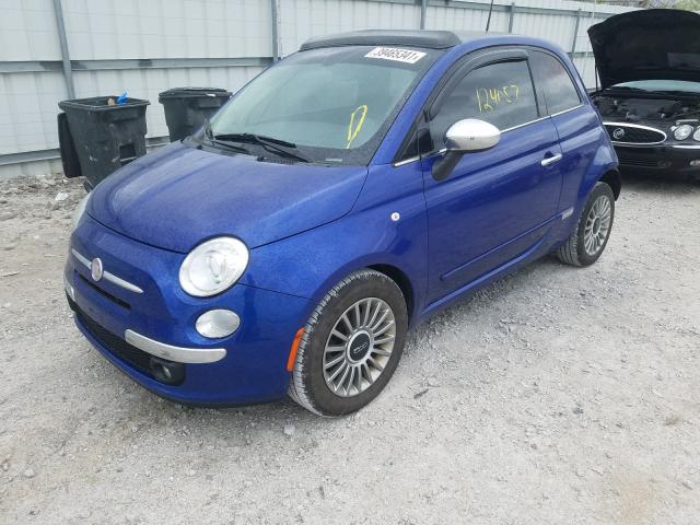 2012 FIAT 500 LOUNGE 3C3CFFCR4CT386345