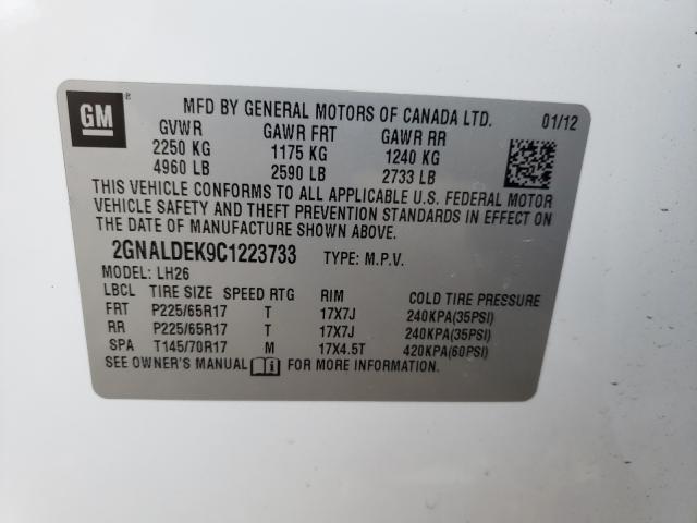 VIN 1G1RB6E49DU101139 2013 Chevrolet Volt no.10