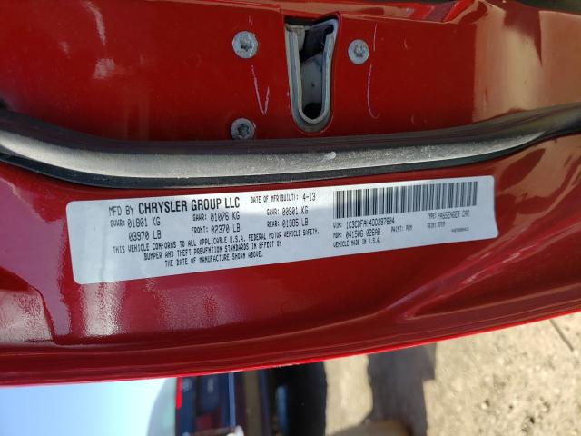 2013 DODGE DART SE 1C3CDFAH4DD297804