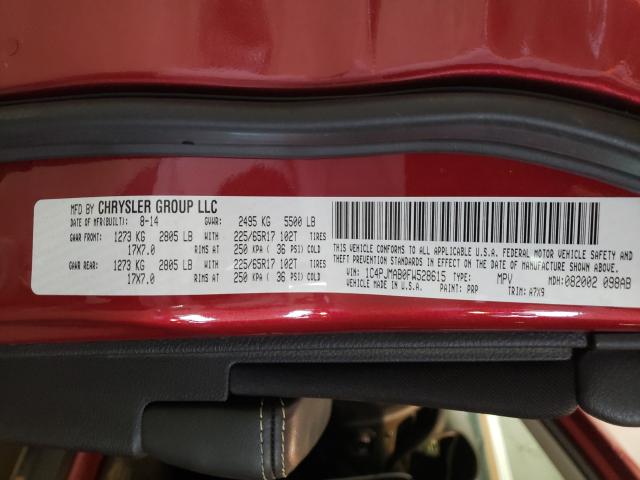 2015 JEEP CHEROKEE S 1C4PJMAB0FW528615