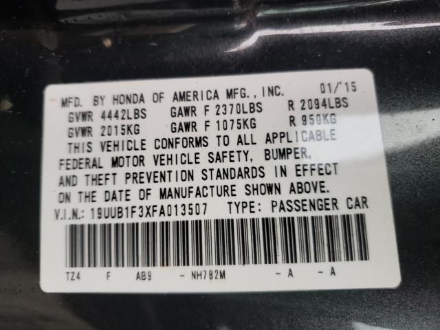 2015 ACURA TLX 19UUB1F3XFA013507