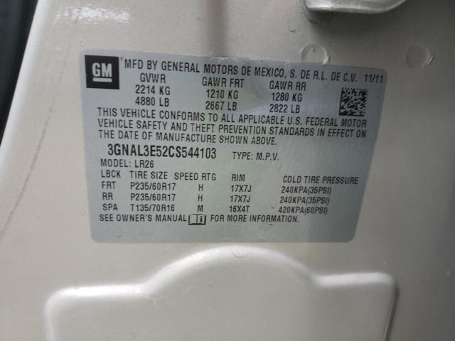 2012 CHEVROLET CAPTIVA SP 3GNAL3E52CS544103