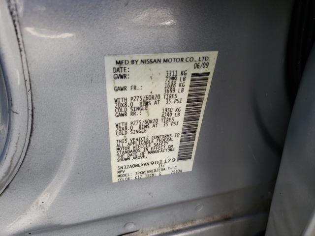 2010 INFINITI QX56 5N3ZA0NEXAN901179