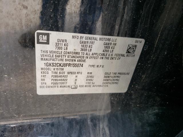 2015 GMC YUKON DENA 1GKS2CKJ8FR155074