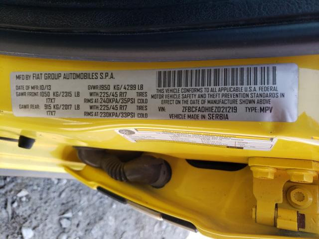 2014 FIAT 500L TREKK ZFBCFADH1EZ021219