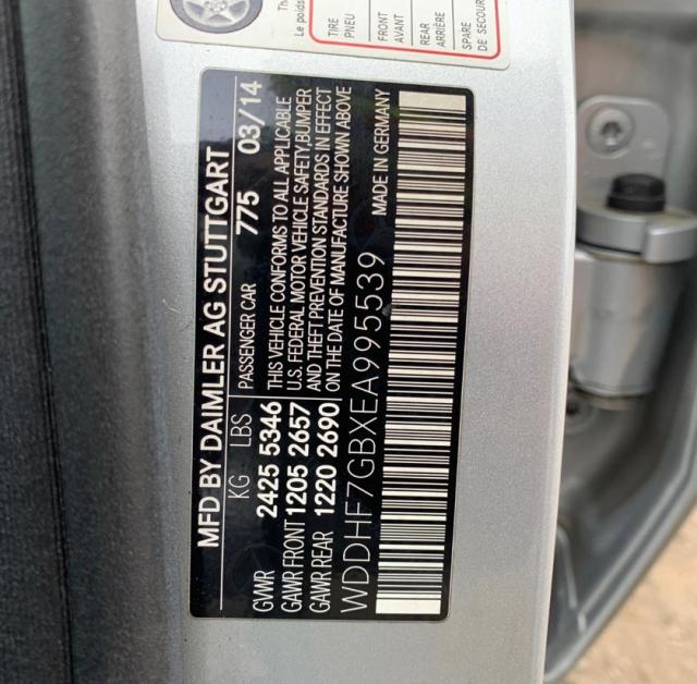 2014 MERCEDES-BENZ E 63 AMG-S WDDHF7GBXEA995539