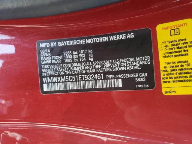 2014 MINI COOPER WMWXM5C51ET932461