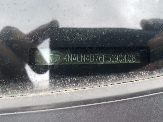 2015 KIA CADENZA PR KNALN4D76F5190408