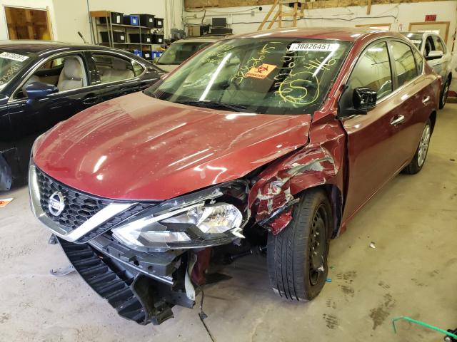 2016 NISSAN SENTRA S 3N1AB7APXGL656483