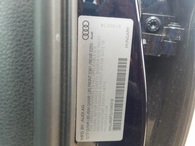 2018 AUDI A3 PREMIUM WAUJ8GFF3J1046318