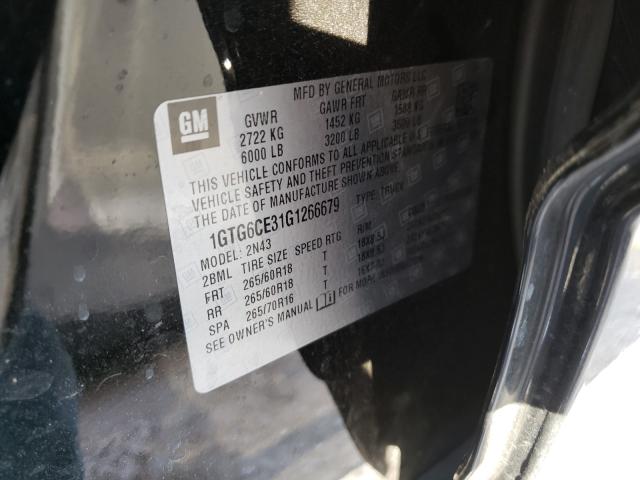 2016 GMC CANYON SLE 1GTG6CE31G1266679