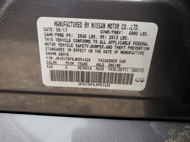 2018 INFINITI Q50 LUXE JN1EV7AP6JM351424