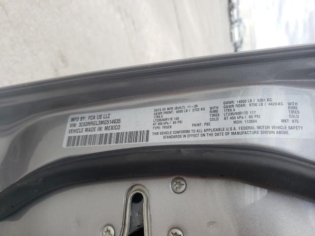 2021 RAM 3500 TRADE 3C63RRGL3MG514635