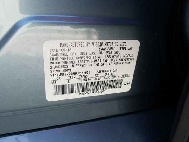 2019 INFINITI Q50 LUXE JN1EV7AR6KM552663